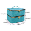 Portable Nail Polish Organizer Handheld Double Layer