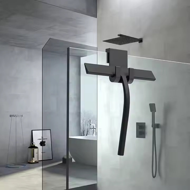 Shower Squeegee Glass Clean Scraper with Handle