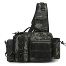 Fishing Tackle Backpack with Rod Holder and Gear Storage
