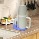 Tumbler Drying Rack and Storage Station for Cleaning Cups and Water Bottle Holder