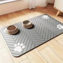Pet Feeding Mat Waterproof Quick Dry Placemat for Food and Water Bowls