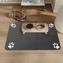 Pet Feeding Mat Waterproof Quick Dry Placemat for Food and Water Bowls