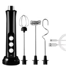 Rechargeable Electric Milk Frother 3 In 1 Handheld Coffee Mixer