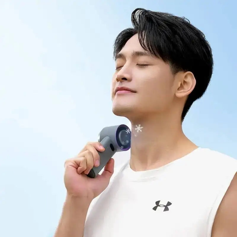 Portable Handheld Turbo Fan 100 Speed Rechargeable Mini Fan