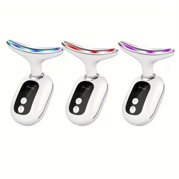 Neck and Face EMS Lifting LED Light Therapy Massager