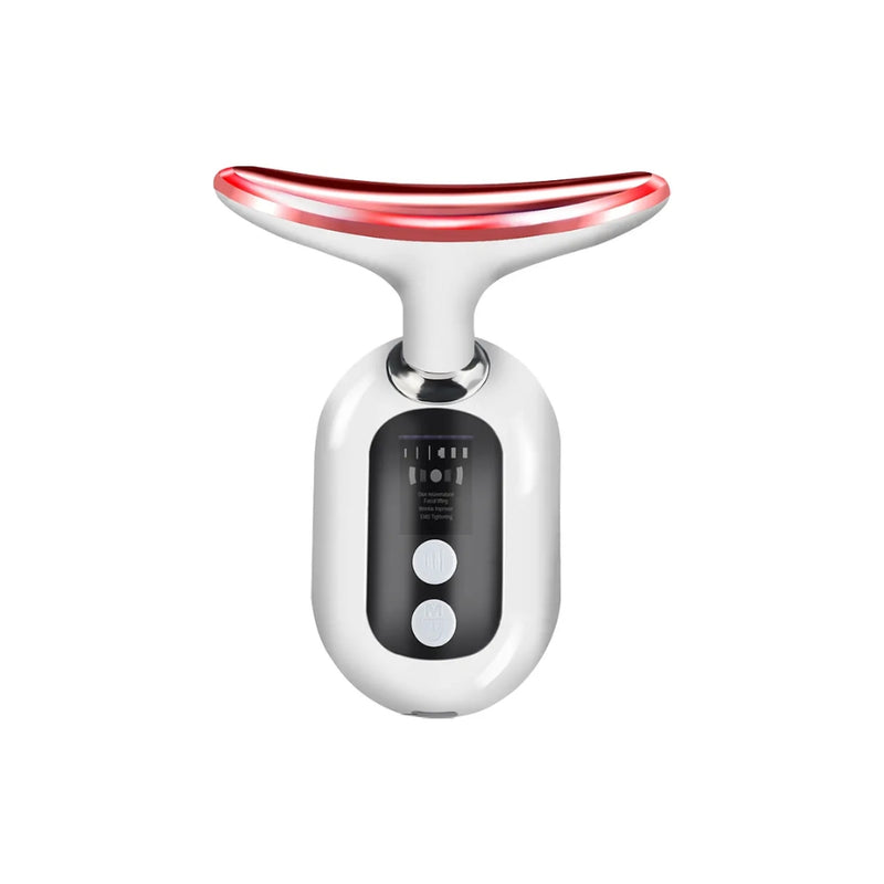 Neck and Face EMS Lifting LED Light Therapy Massager