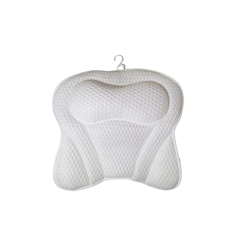 Bath Pillow with Neck and Back Support Spa Cushion Headrest