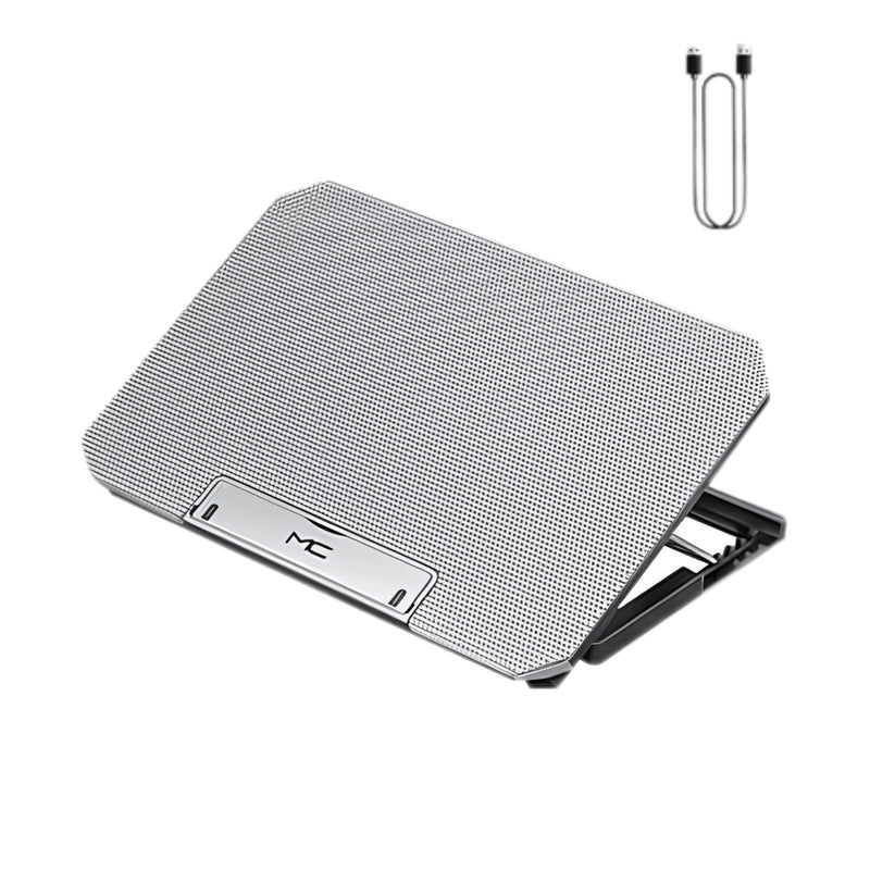 Gaming Laptop Cooling Pad with LED Display USB Ports Adjustable Stand High Speed Fan