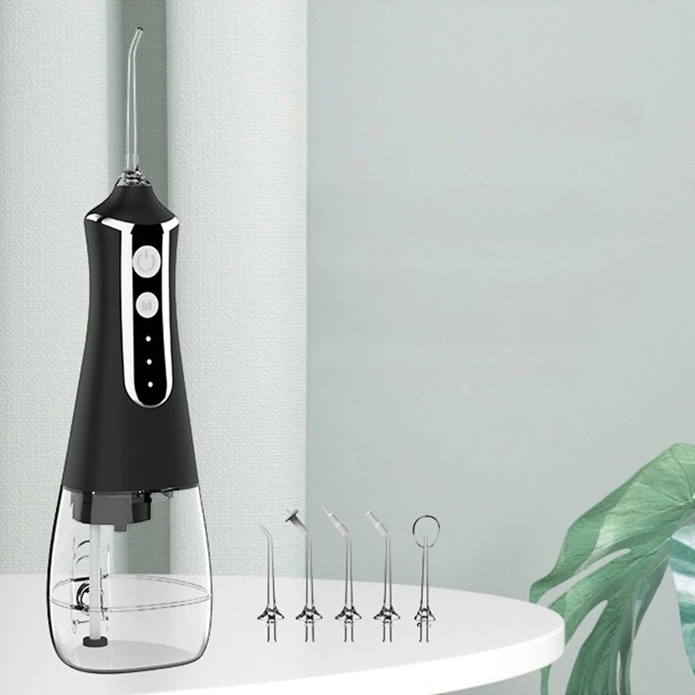 Dental Water Flosser Oral Irrigator USB Rechargeable with 3 Modes