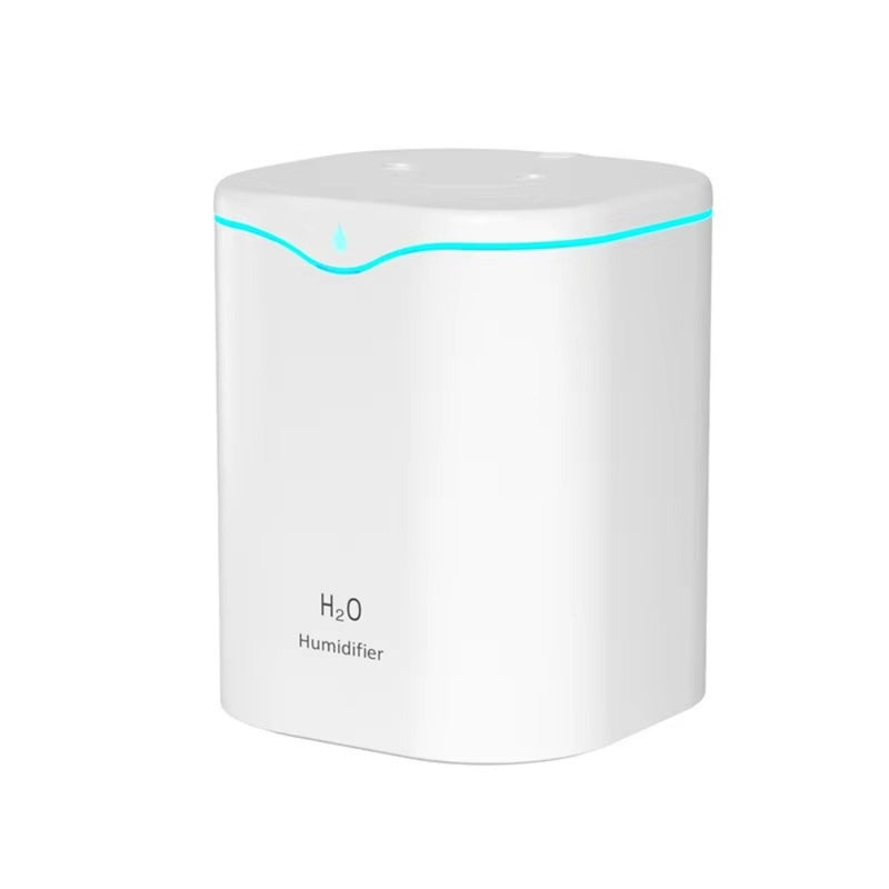 USB Air Humidifier with Dual Spray Ports and Essential Oil Diffuser