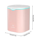 USB Air Humidifier with Dual Spray Ports and Essential Oil Diffuser