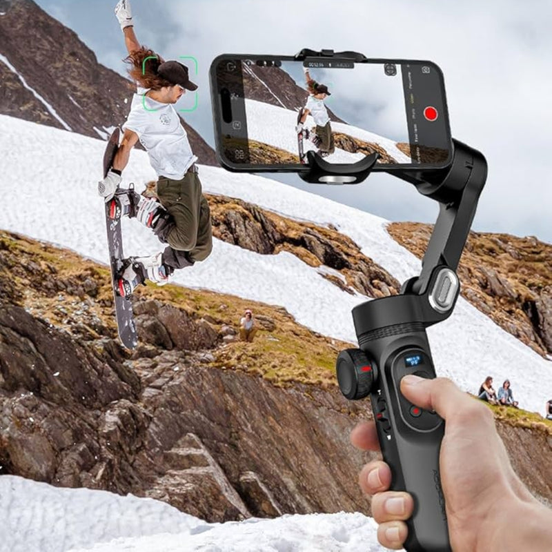 Smartphone Gimbal Stabilizer 3 Axis Handheld for iPhone & Android