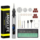 Cordless USB Rotary Tool Kit for Woodworking Engraving Jewelry Metal and Glass