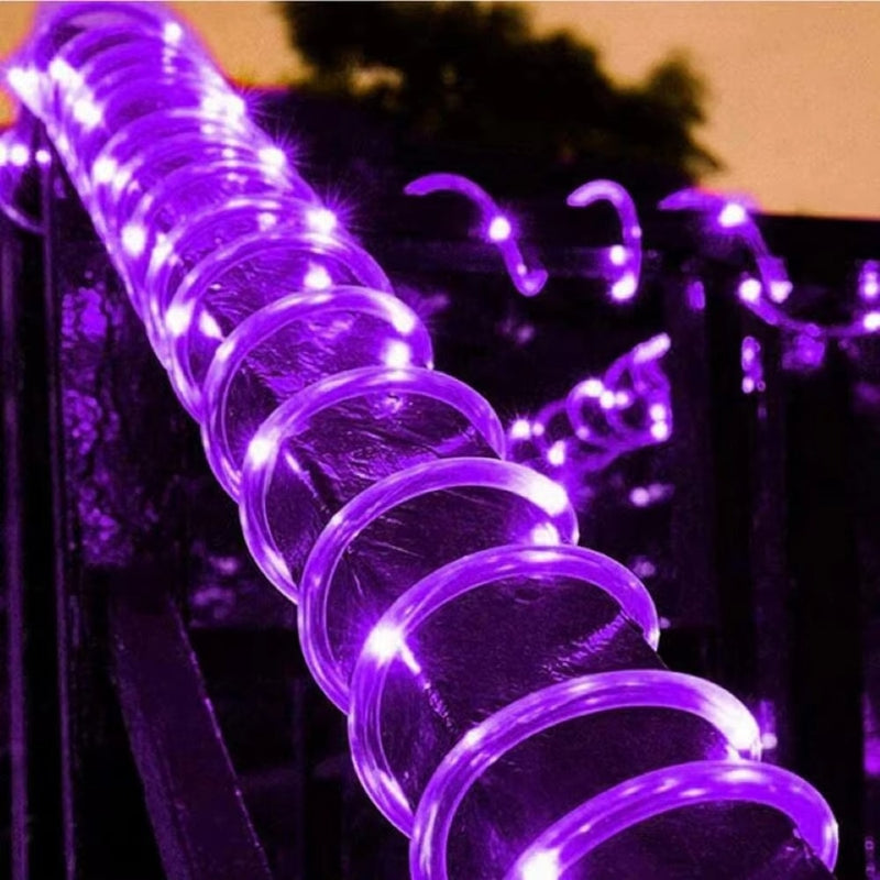 Solar LED Rope Lights Waterproof Outdoor Garden Deck Lighting