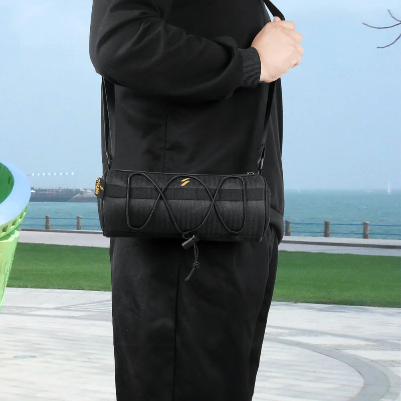 Handlebar Bag Multifunction Bicycle Frame Pannier and Shoulder Bag