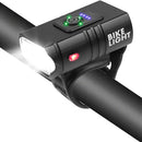 USB Rechargeable Bike Light LED Headlight 6 Modes