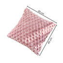 3D Soft Plush Turtle Pineapple Grid Throw Pillowcase