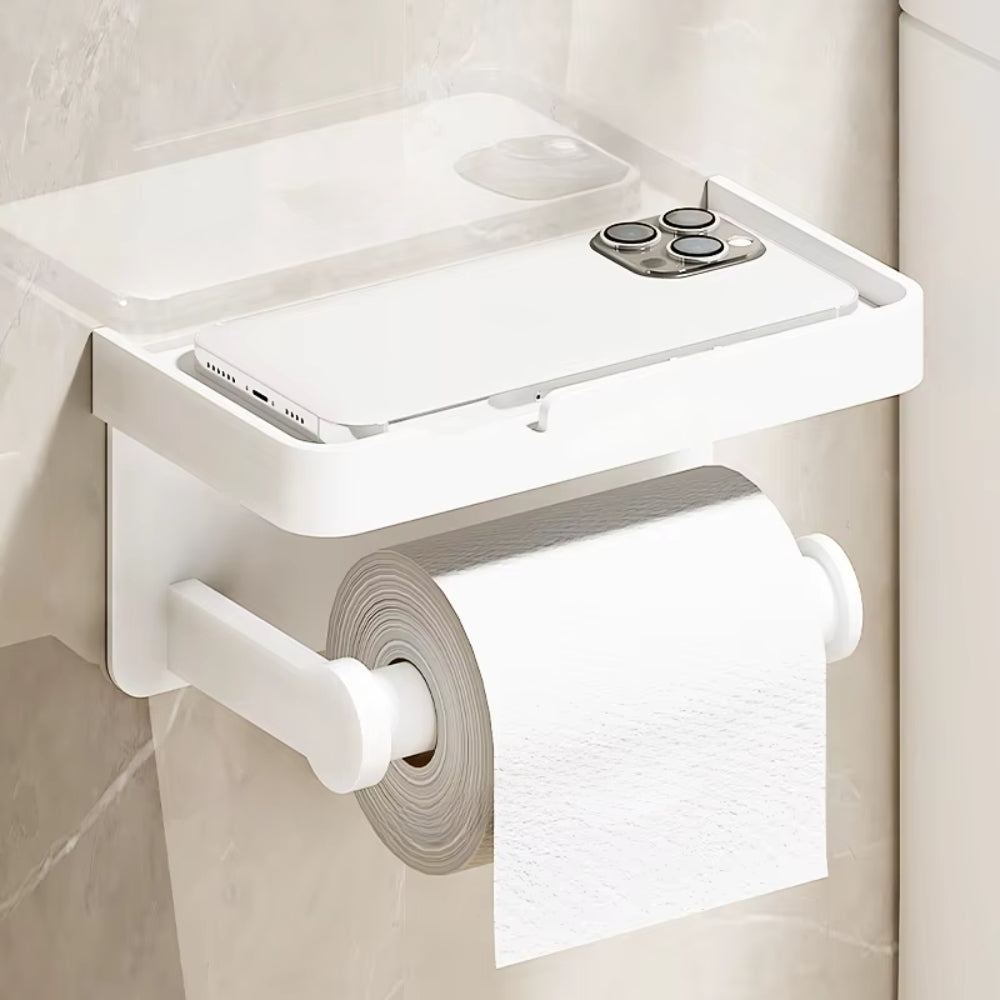Aluminum Alloy Wall-Mounted Toilet Paper Holder
