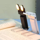 USB Rechargeable LED Clip-On Book Light for Bedtime Reading