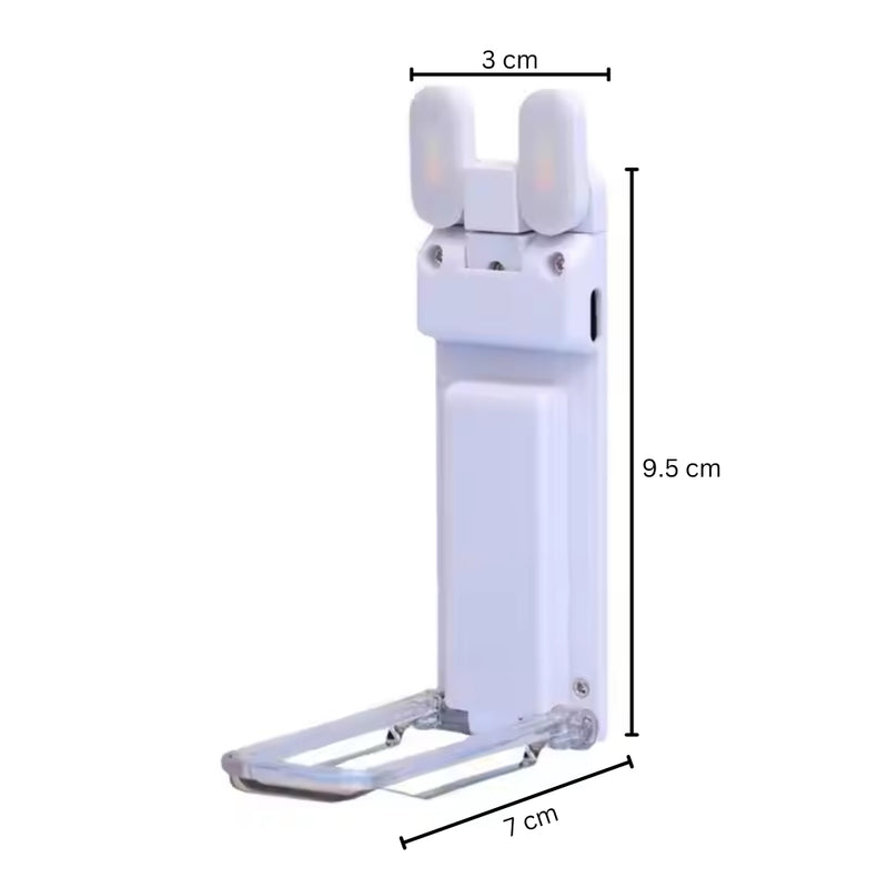 USB Rechargeable LED Clip-On Book Light for Bedtime Reading