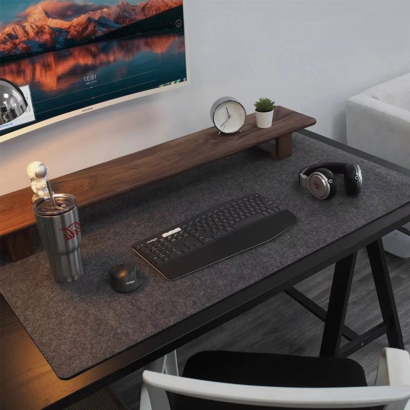 Wool Felt Mouse Pad Non-Slip Desk Protector for Gaming and Office