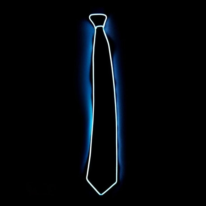 Men's LED Glowing Neon Tie Light-Up Party Accessory