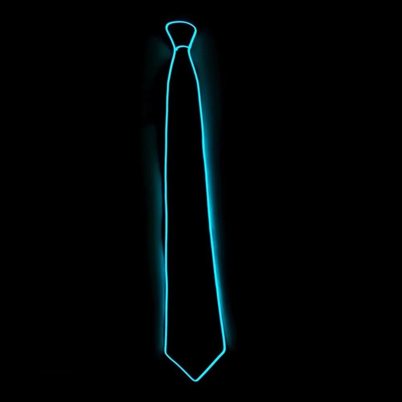 Men's LED Glowing Neon Tie Light-Up Party Accessory