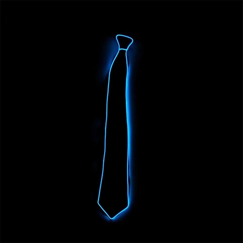 Men's LED Glowing Neon Tie Light-Up Party Accessory
