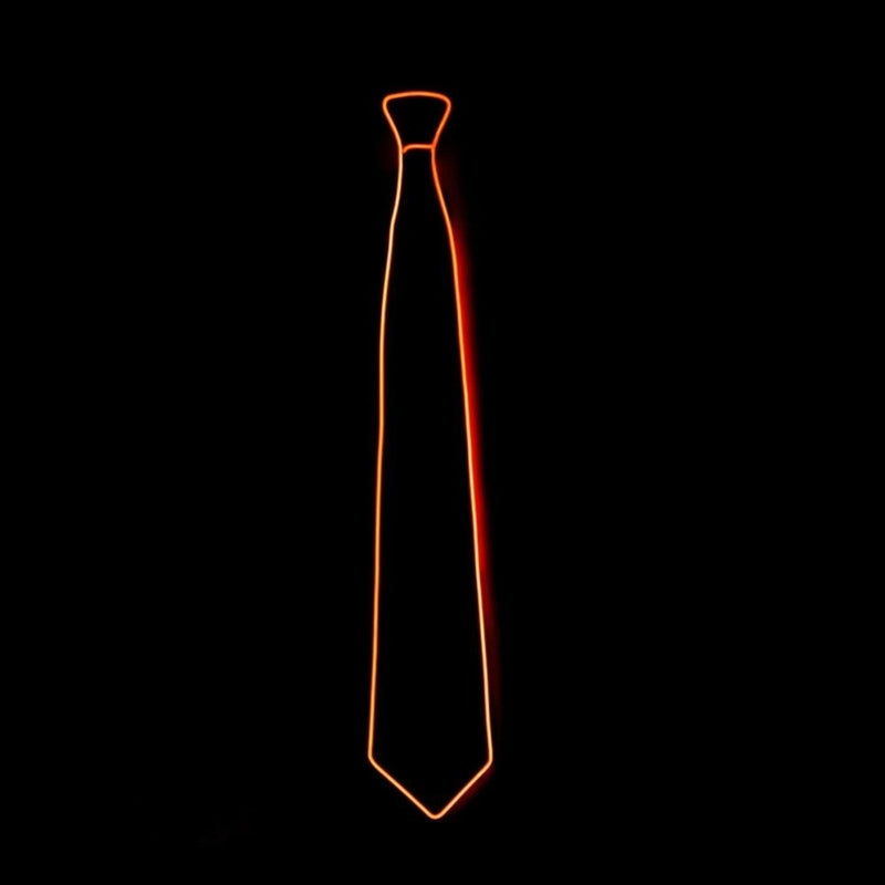 Men's LED Glowing Neon Tie Light-Up Party Accessory