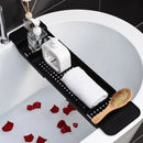 Retractable Bathtub and Kitchen Sink Storage Rack Shelf