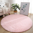 Ultra Soft Fluffy Round Shaggy Rug Carpet for Kids Bedroom