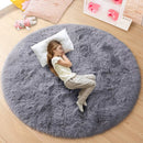 Ultra Soft Fluffy Round Shaggy Rug Carpet for Kids Bedroom