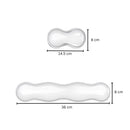 Mouse Pad with Wrist Rest and Anti-Slip Keyboard Rest for Office and Gaming