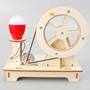 Hand Cranked DIY Generator Kit for Students and Kids