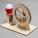 Hand Cranked DIY Generator Kit for Students and Kids