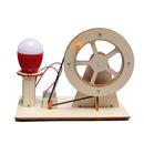 Hand Cranked DIY Generator Kit for Students and Kids
