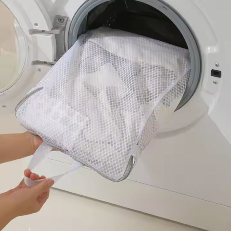 Reusable Mesh Laundry Bag for Washing Delicates and Clothing Care