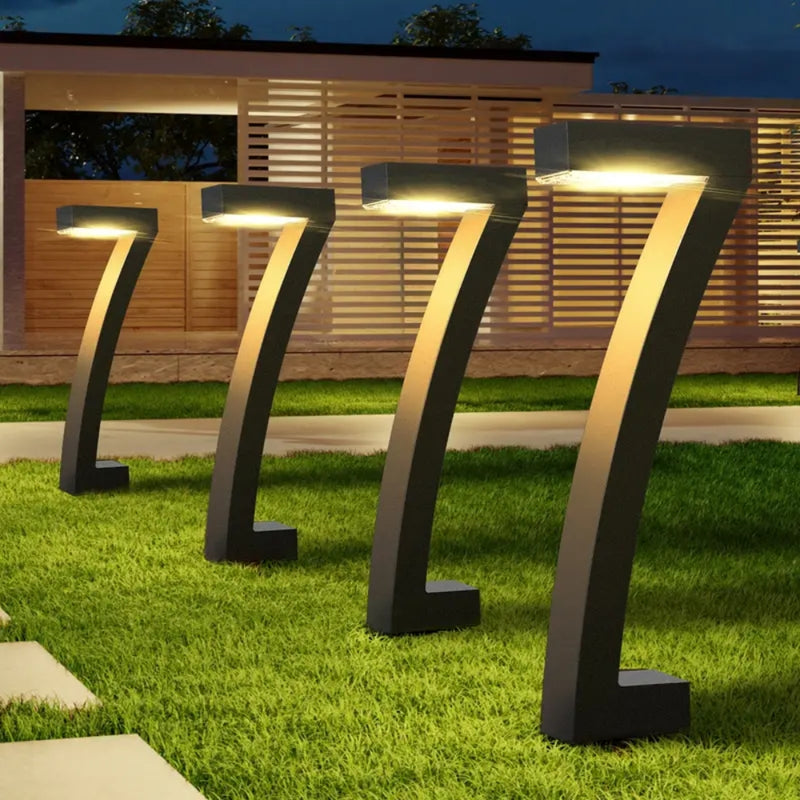 7 Shape Solar LED Garden Lights for Outdoor Pathway and Yard Decoration