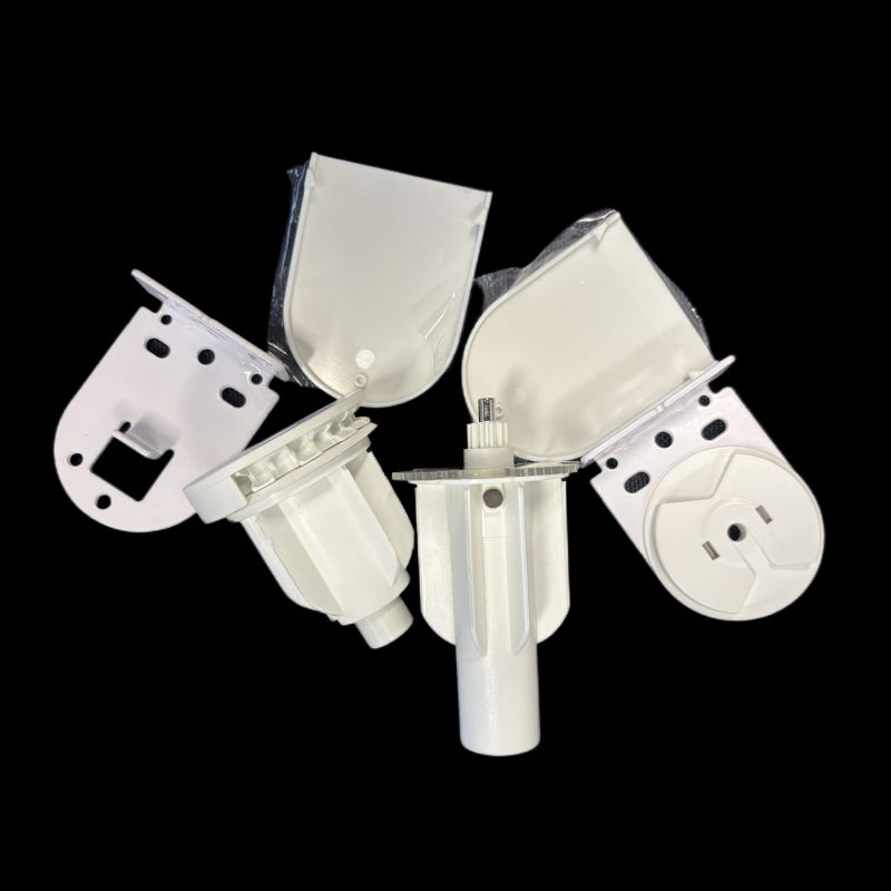 Roller Blinds Part Drive set- 38mm &43mm Geared Sidewinder Clutch and metal Brackets