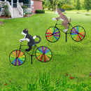 Animal Cartoon Windmill Bicycle Garden Spinner Yard Decoration