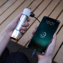 Rechargeable LED Portable Super Bright Flashlight Work Light Waterproof Camping Light