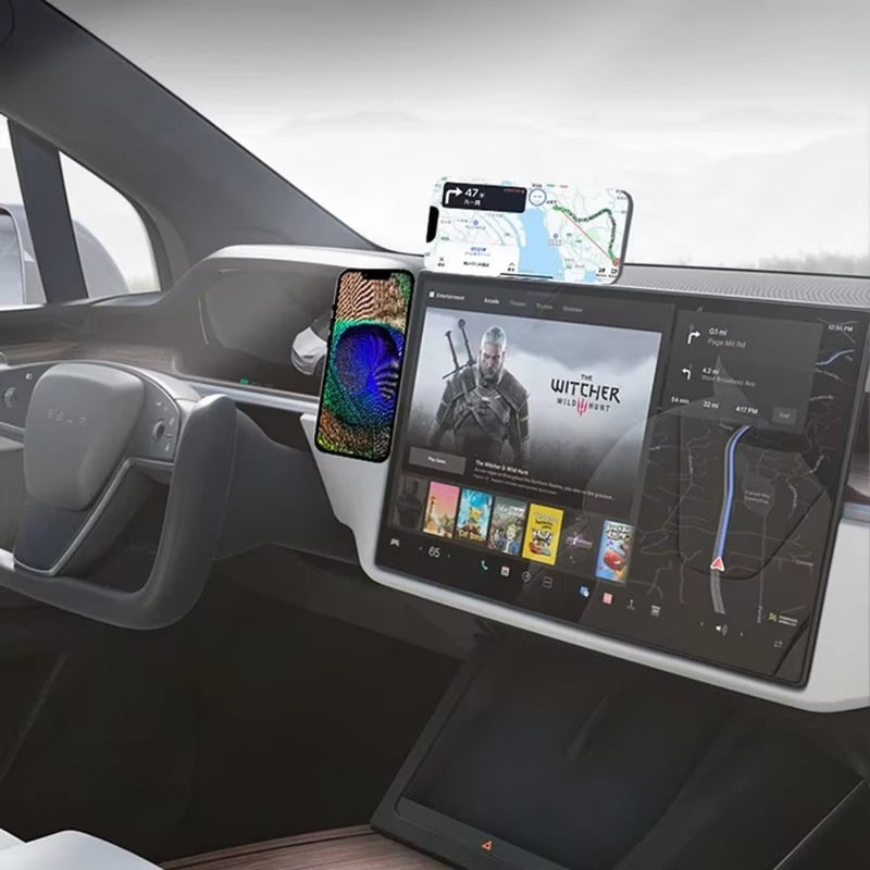 Magnetic Laptop Phone Holder Foldable Mount