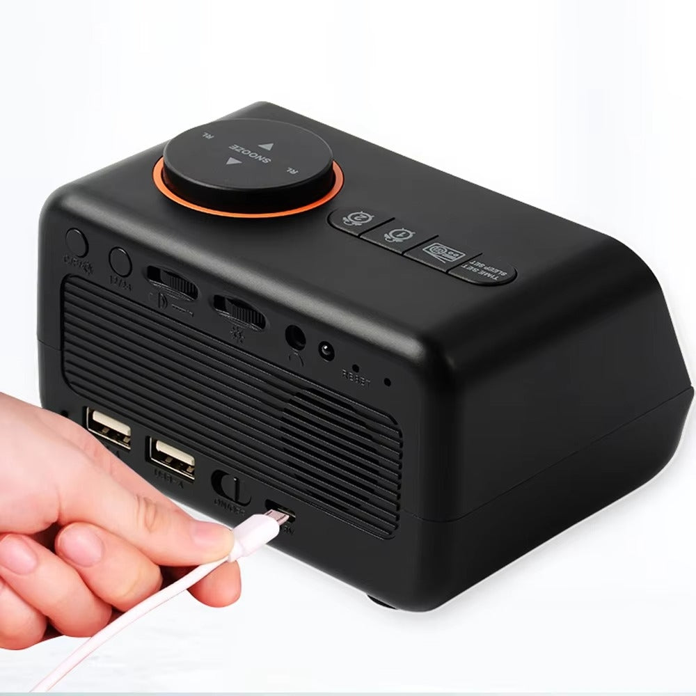 Digital Alarm Clock with FM Radio and Temperature