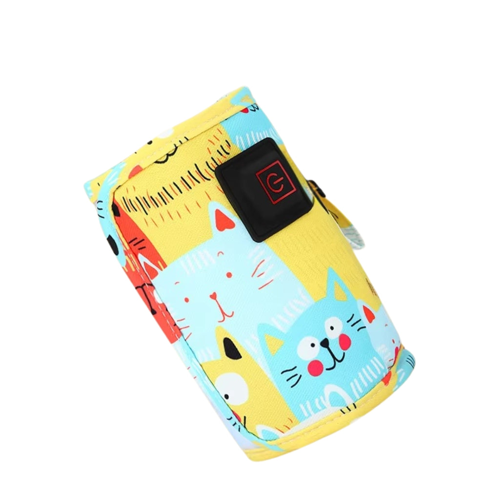 Travel USB Milk Water Bottle Warmer with Insulated Bag