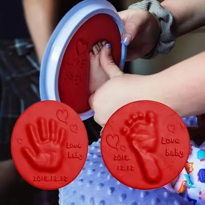 DIY Baby Hand and Footprint Clay Imprint