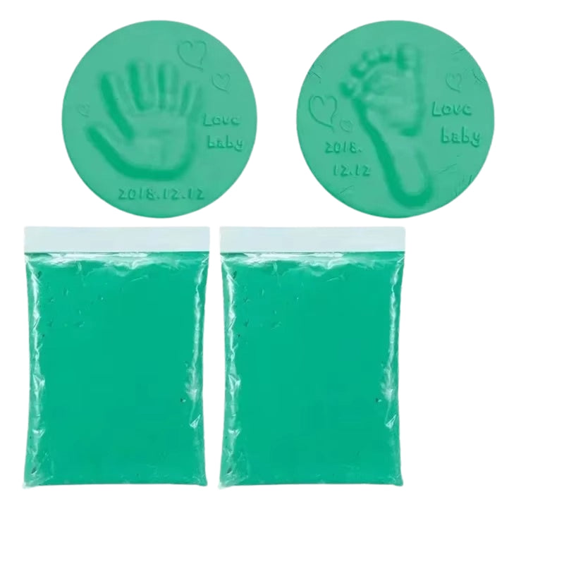 DIY Baby Hand and Footprint Clay Imprint