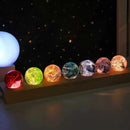 Colorful Glass Star Ball Set Luminous Planets Astronomy Inspired