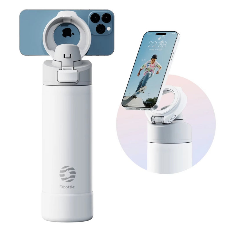 950ml Magnetic Lid Insulated Water Bottle Phone Mount Thermal Outdoor