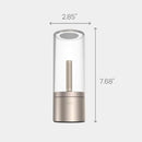 Rechargeable LED Candle Light Rotatable Dimming 1800K Warm Light