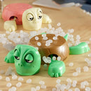 Quirky Panicked Turtle Ornament Cup Pad Mug Holder With Funny Expression